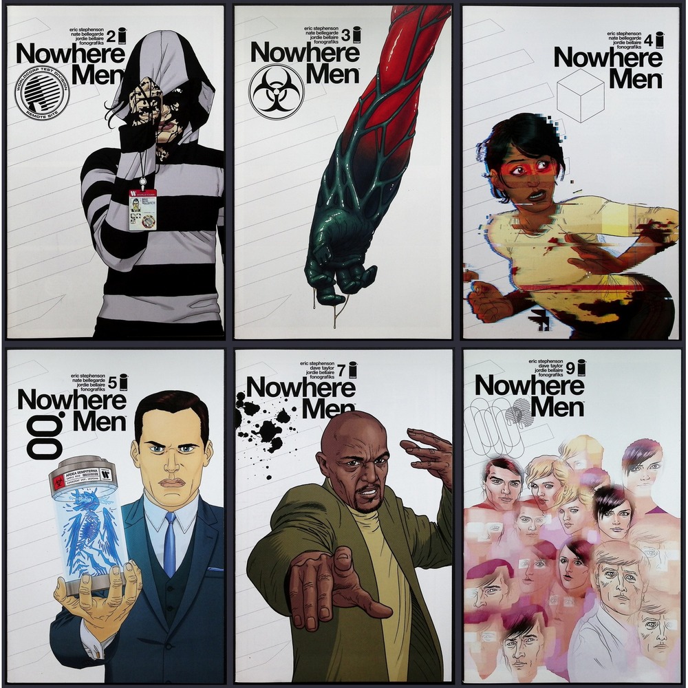 Nowhere Men #2-5 7 9 Image Comics 2013 Eric Stephenson Nate Bellegarde NM